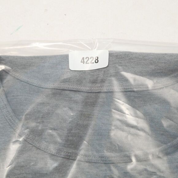 BYLT Shirt Mens Extra Small Gray Drop Cut Crew Neck Short Sleeves - Picture 11 of 11